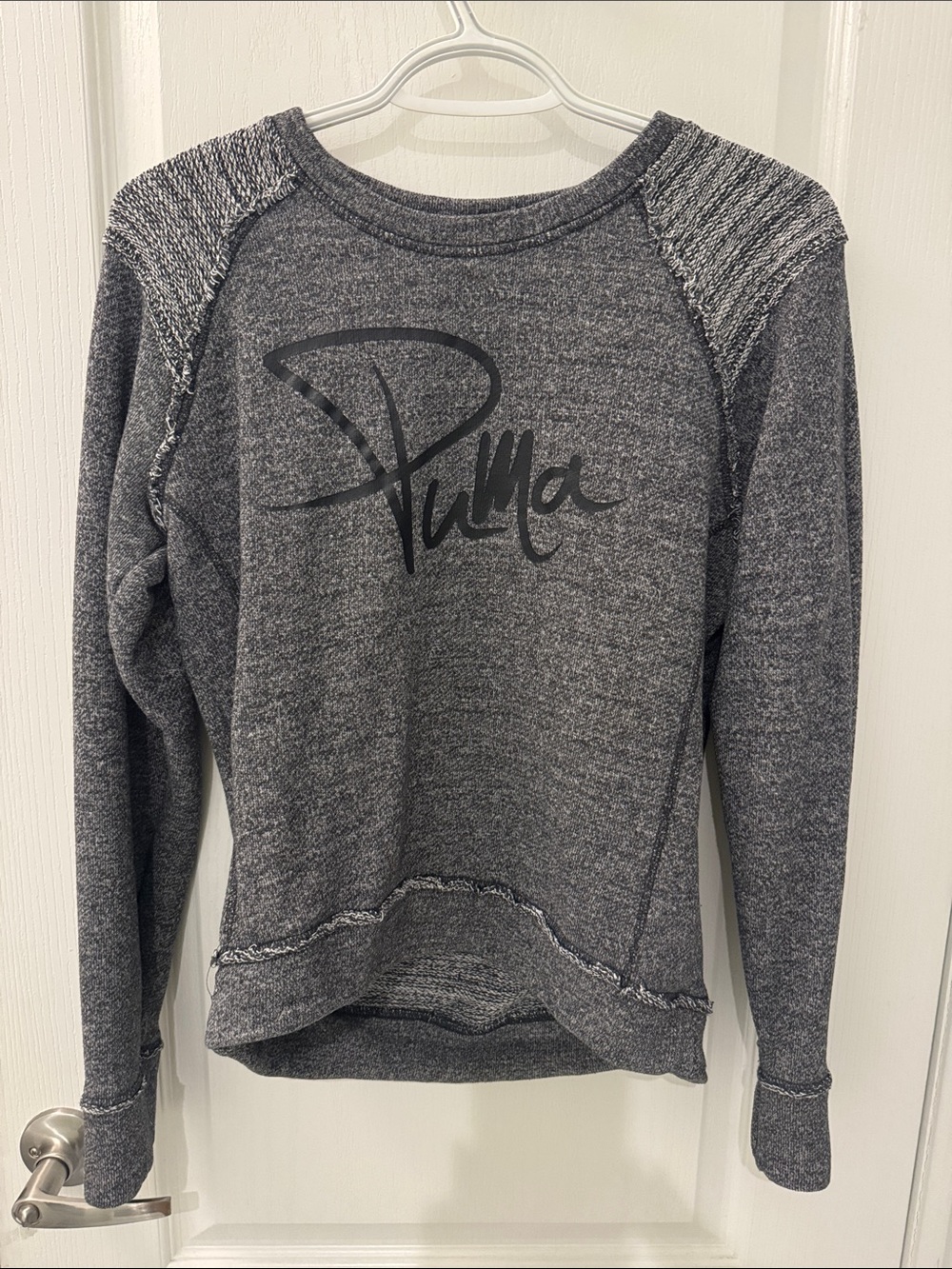Puma Dark Gray Crewneck Logo Sweater